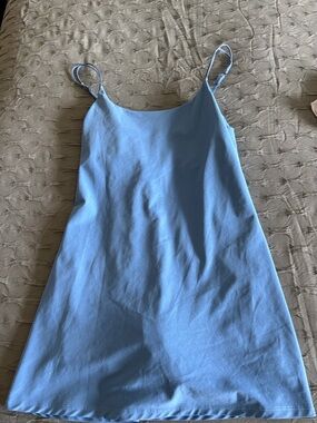 Abercrombie & Fitch Light Blue Mini Slip Dress